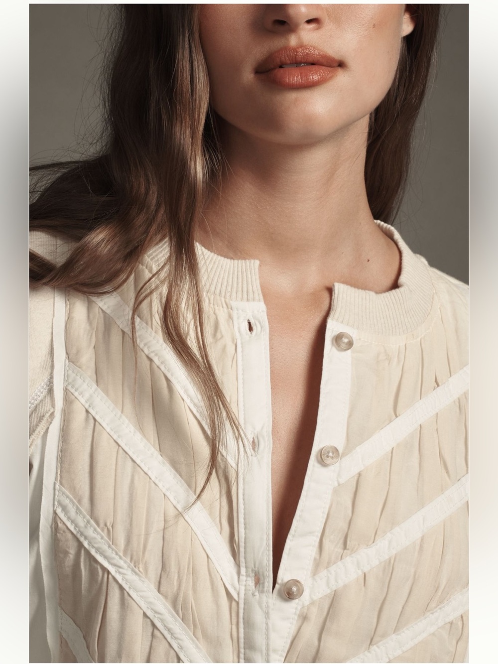 Anthropologie Pilcro Button-Front Twofer Mini Dress - Picture 4 of 8